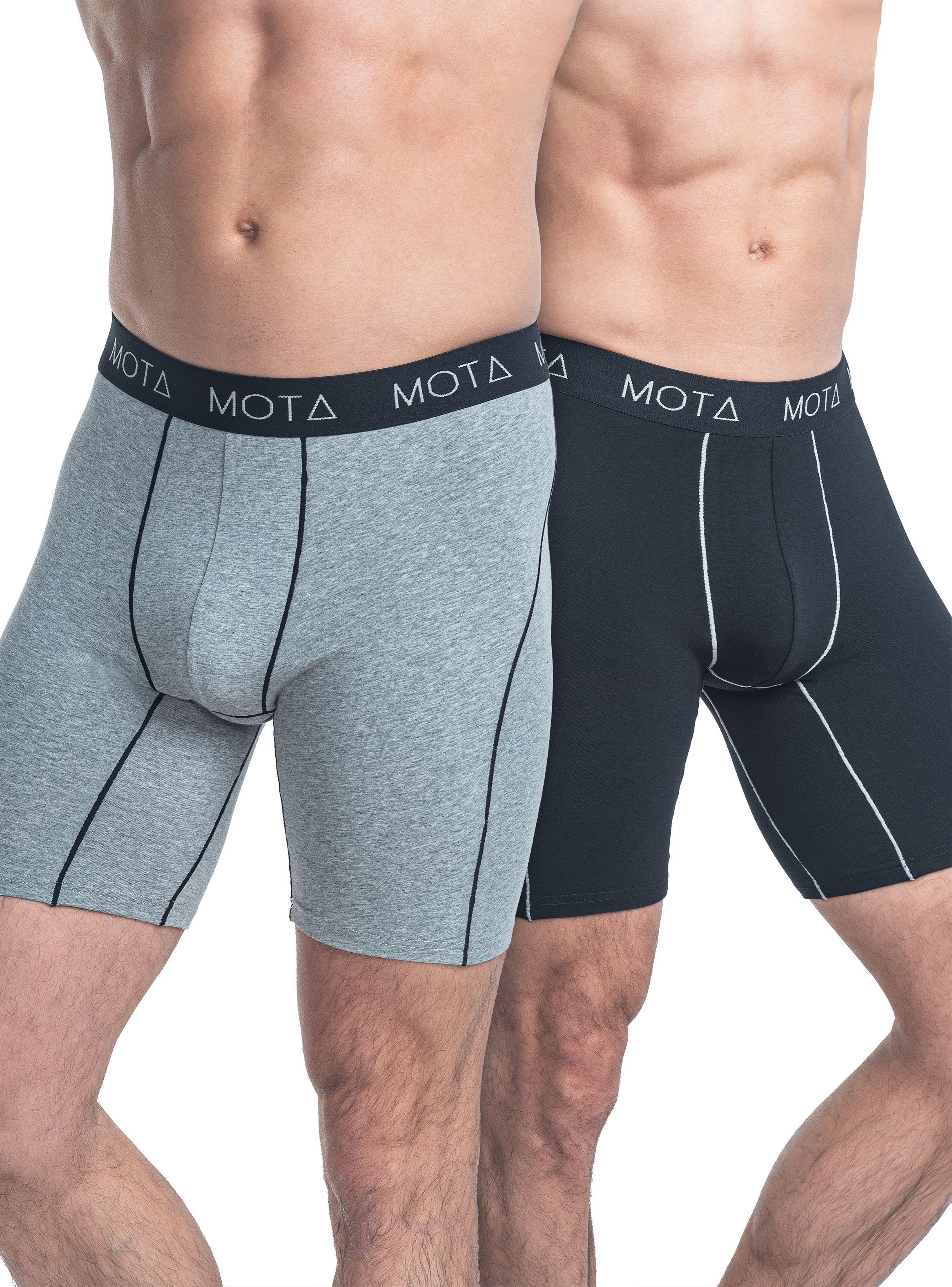 BOXER LARGO DEPORTIVO ALGODON PACK2 -0