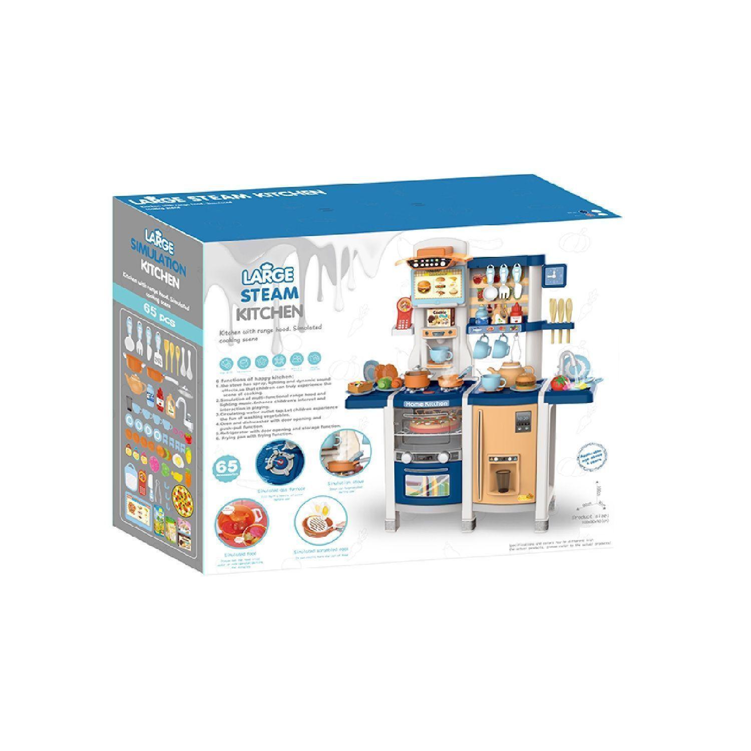 Cocina infantil y didáctica 65 accesorios 100 cm  -1