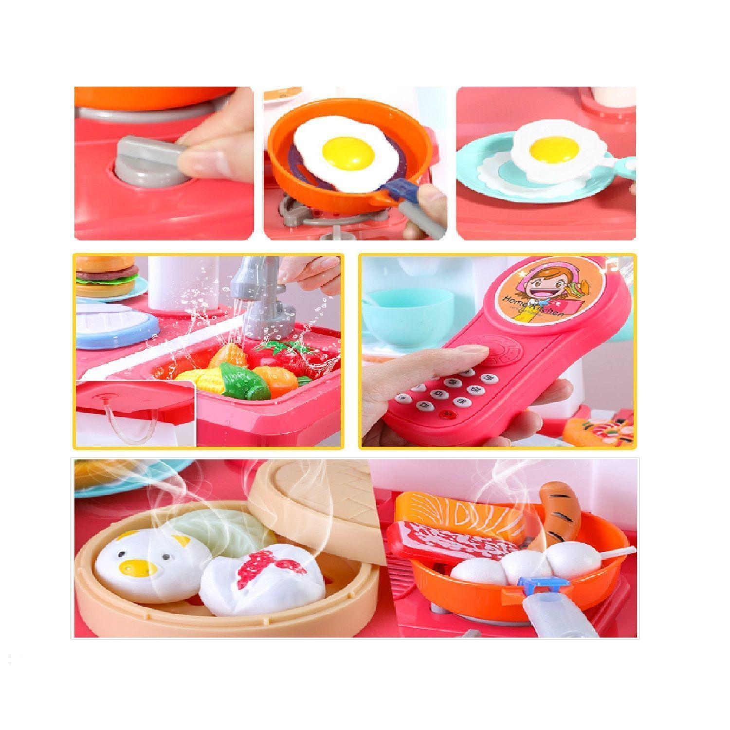 Cocina infantil y didáctica 65 accesorios 100 cm  -2