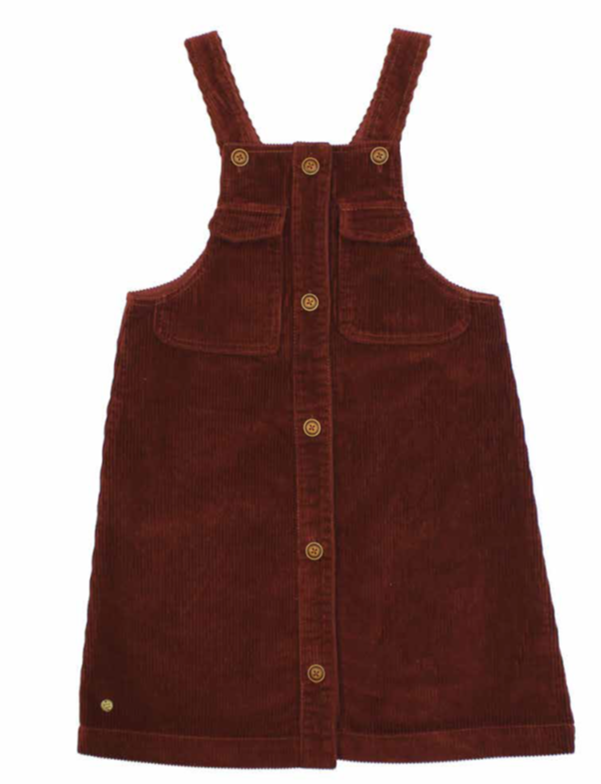 Vestido Jr Niña Jardinera Retro Vibes Ficcus-0