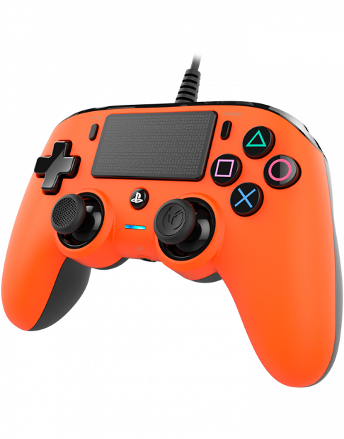 Joystick Wired Compact Controller PS4 Naranja-3