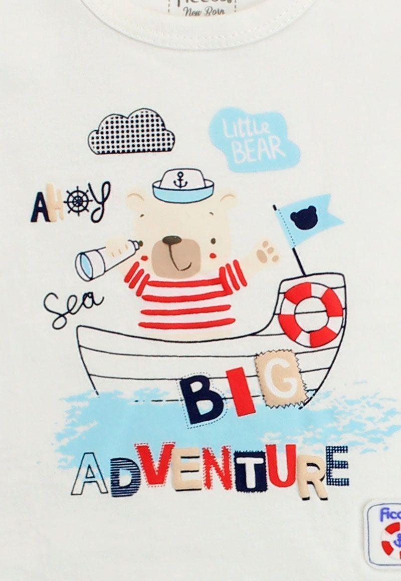 Conjunto Newborn Bo Algodón Boat Trip Ficcus-2