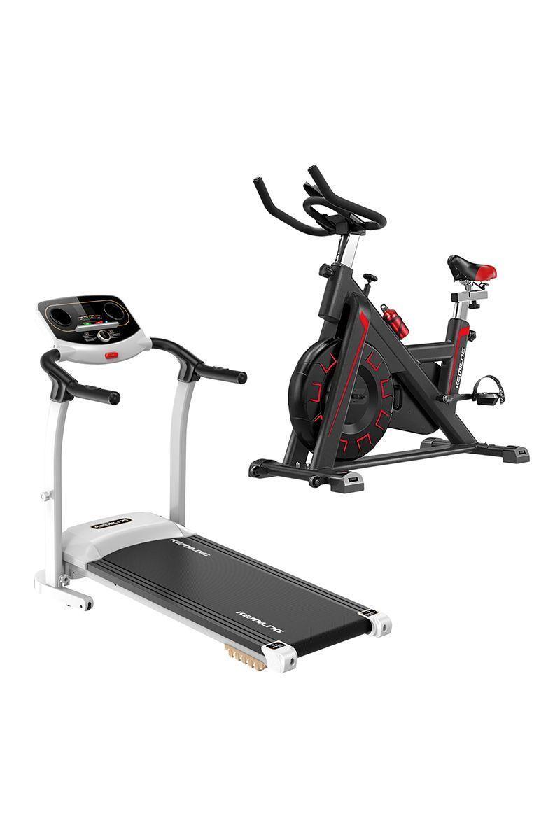 Pack Trotadora M201 + Spinning K730 Blanco-0