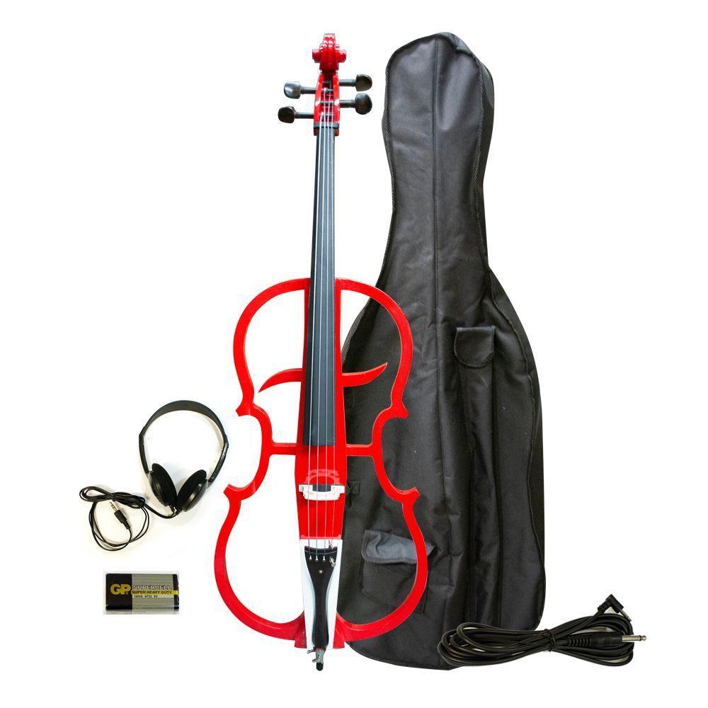 CELLO 4/4 ELECTRICO ROJO ETINGER-1