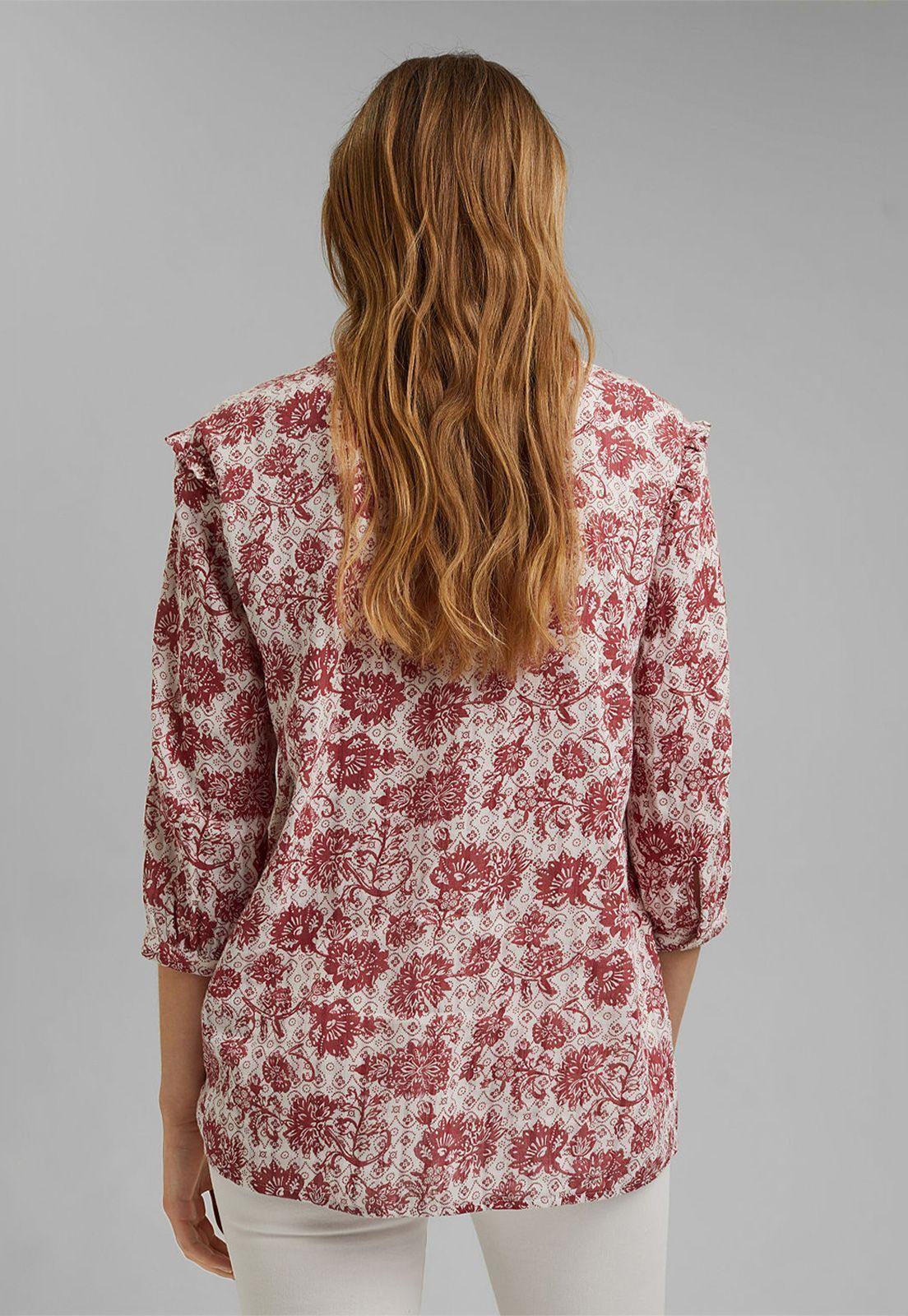 Blusa Doble Capa Estampada Esprit-1