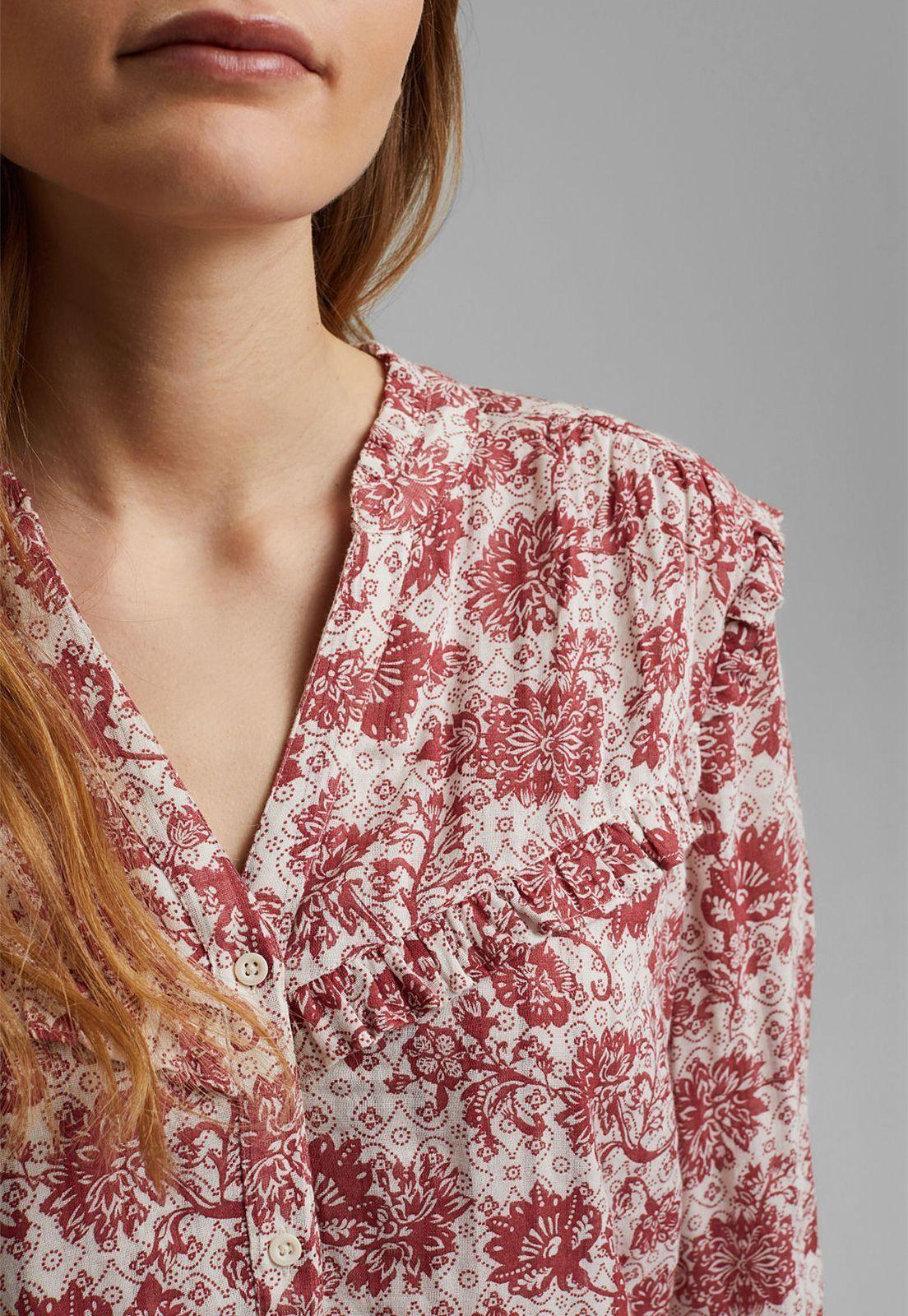 Blusa Doble Capa Estampada Esprit-2