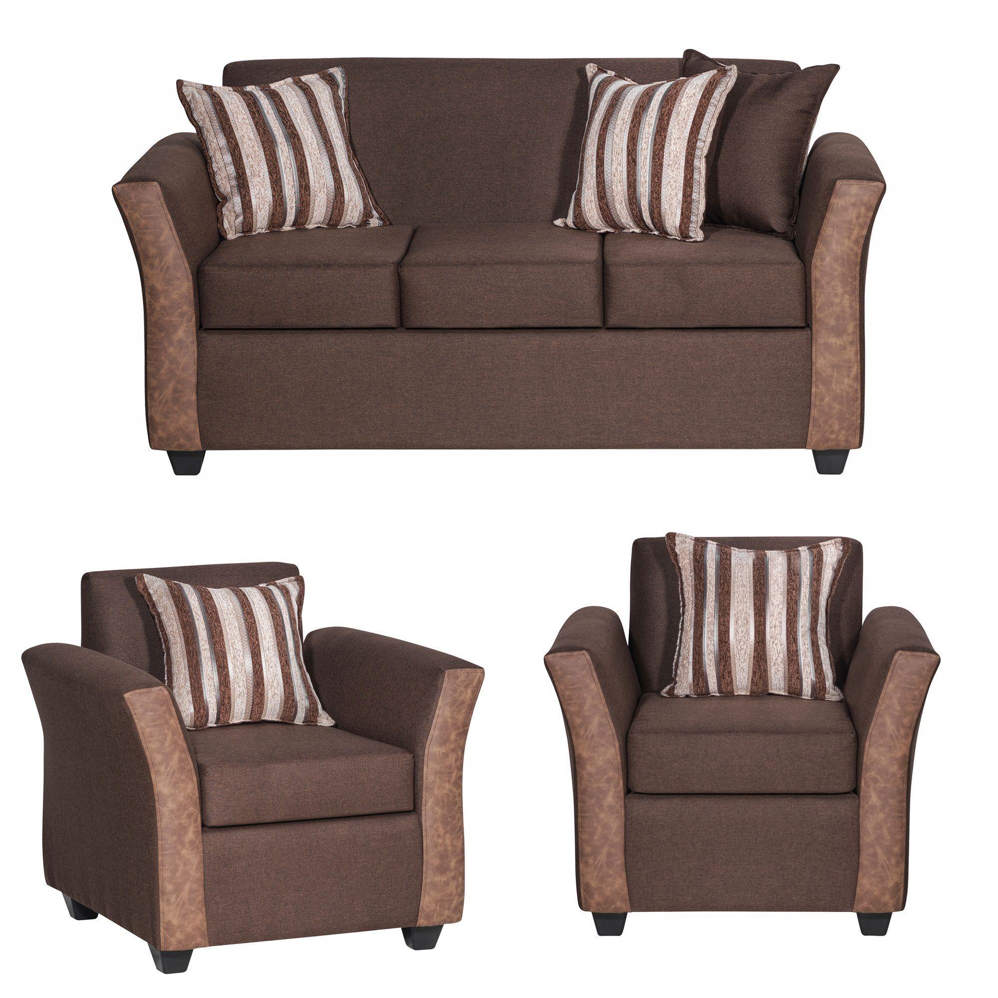 Juego de Living Calafquén Chocolate 3-1-1 Cuerpos-0