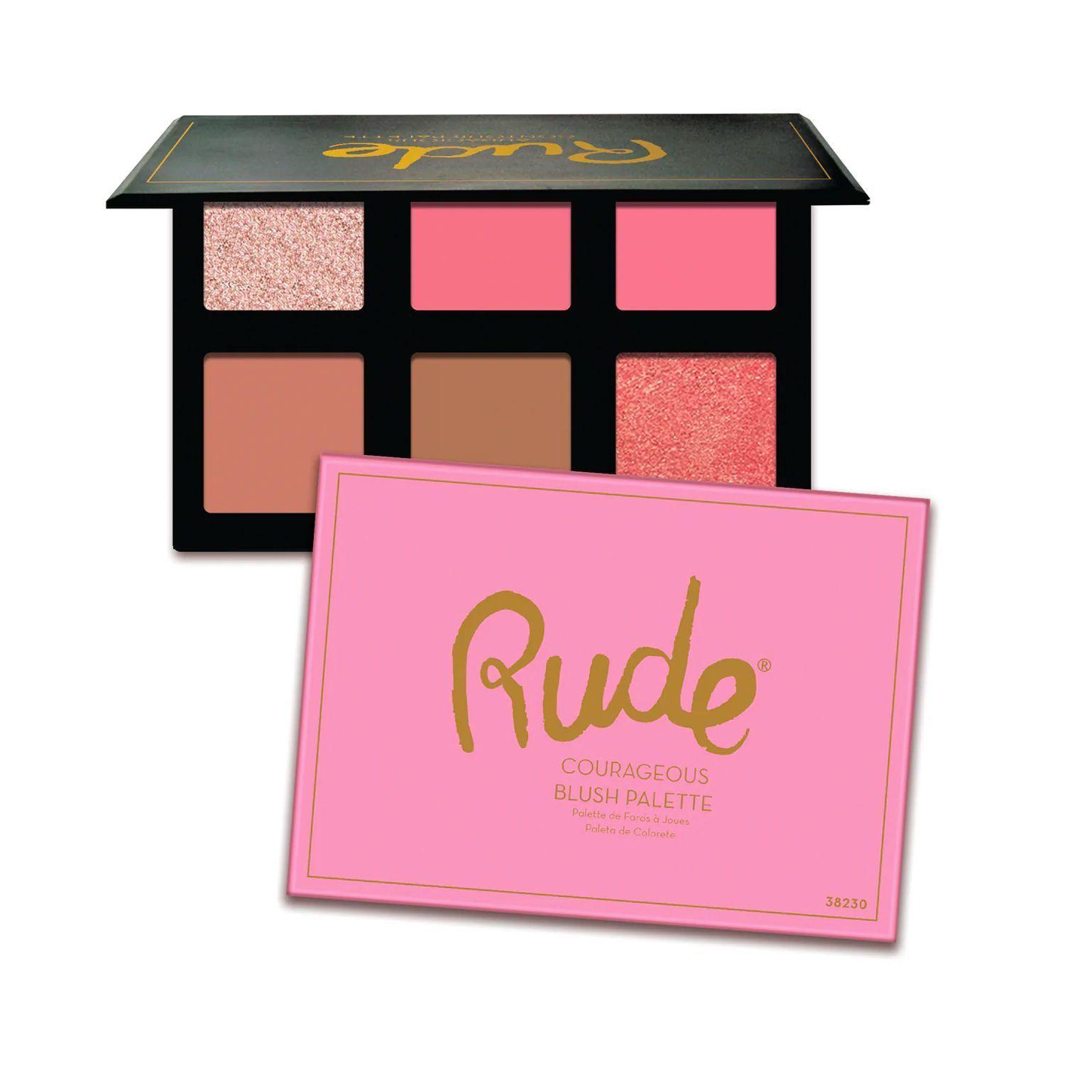 Paleta Blush/ Rubor "Courageous" Rude-0