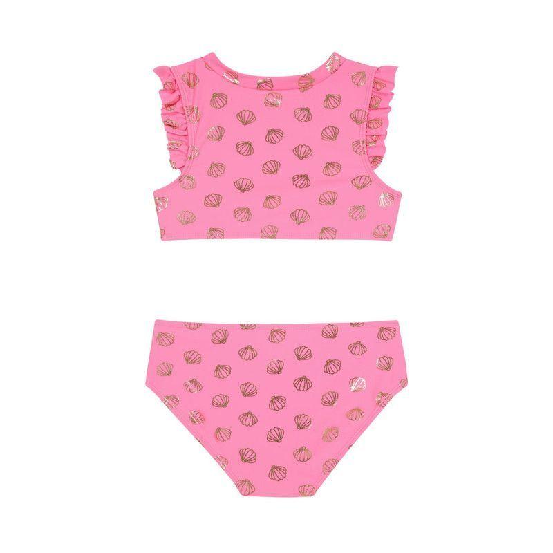Traje de Baño Bikini UV30+ para Niña Coral-2