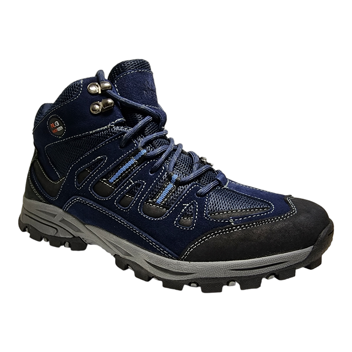 Zapatilla Caña Hombre Natgeo Azul / Gris-0