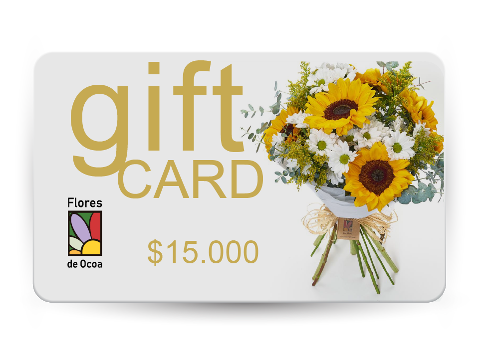 Gift Card $15.000 en Flores de Ocoa-0