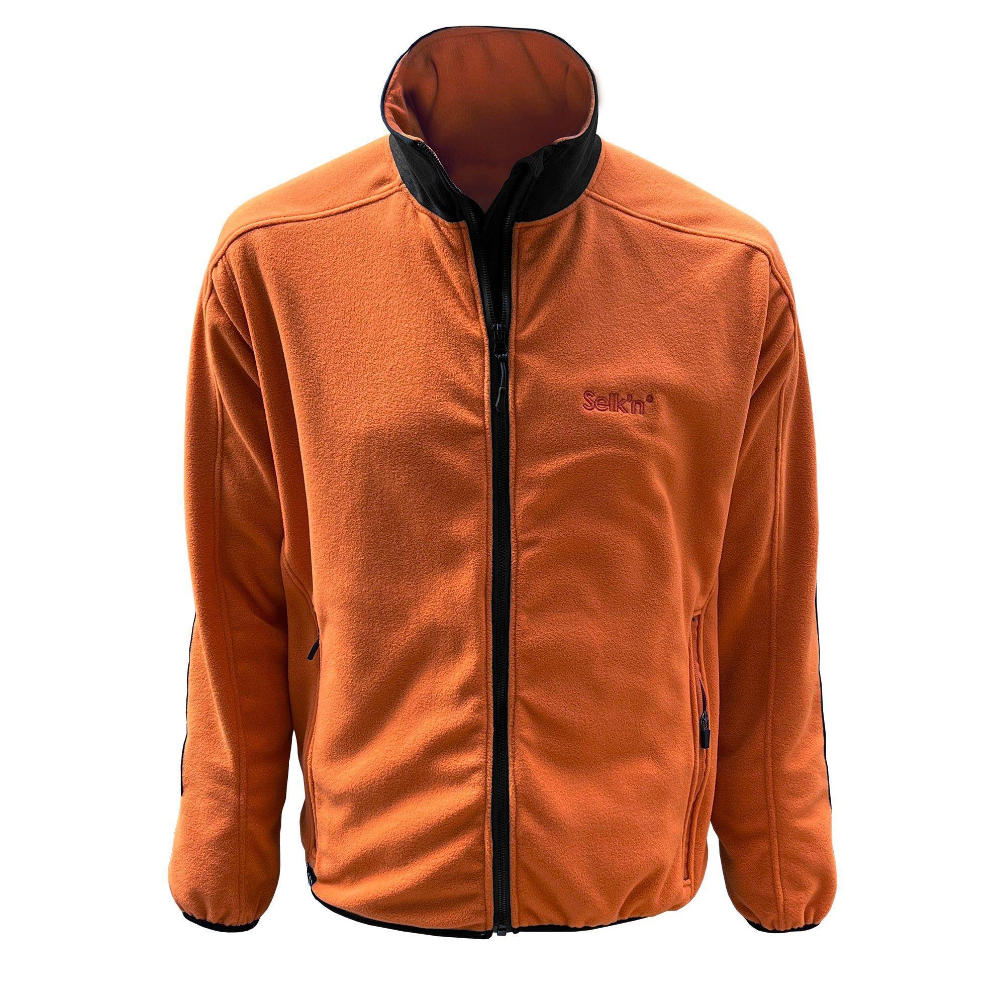 Chaqueta de Polar TMF'200 Modelo Hombre Color Naranjo-1