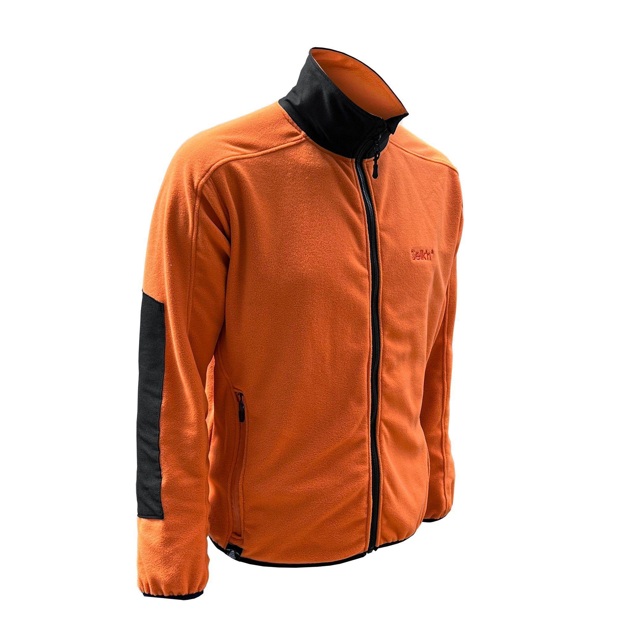 Chaqueta de Polar TMF'200 Modelo Hombre Color Naranjo-2