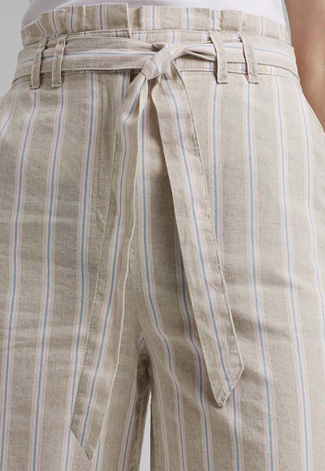 Pantalon Mujer Wide Leg A Rayas Esprit-2