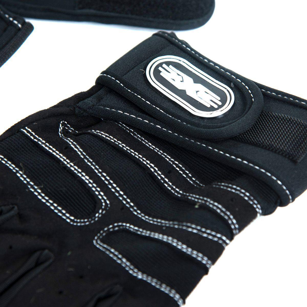 Guantes de entrenamiento antideslizantes negros-2