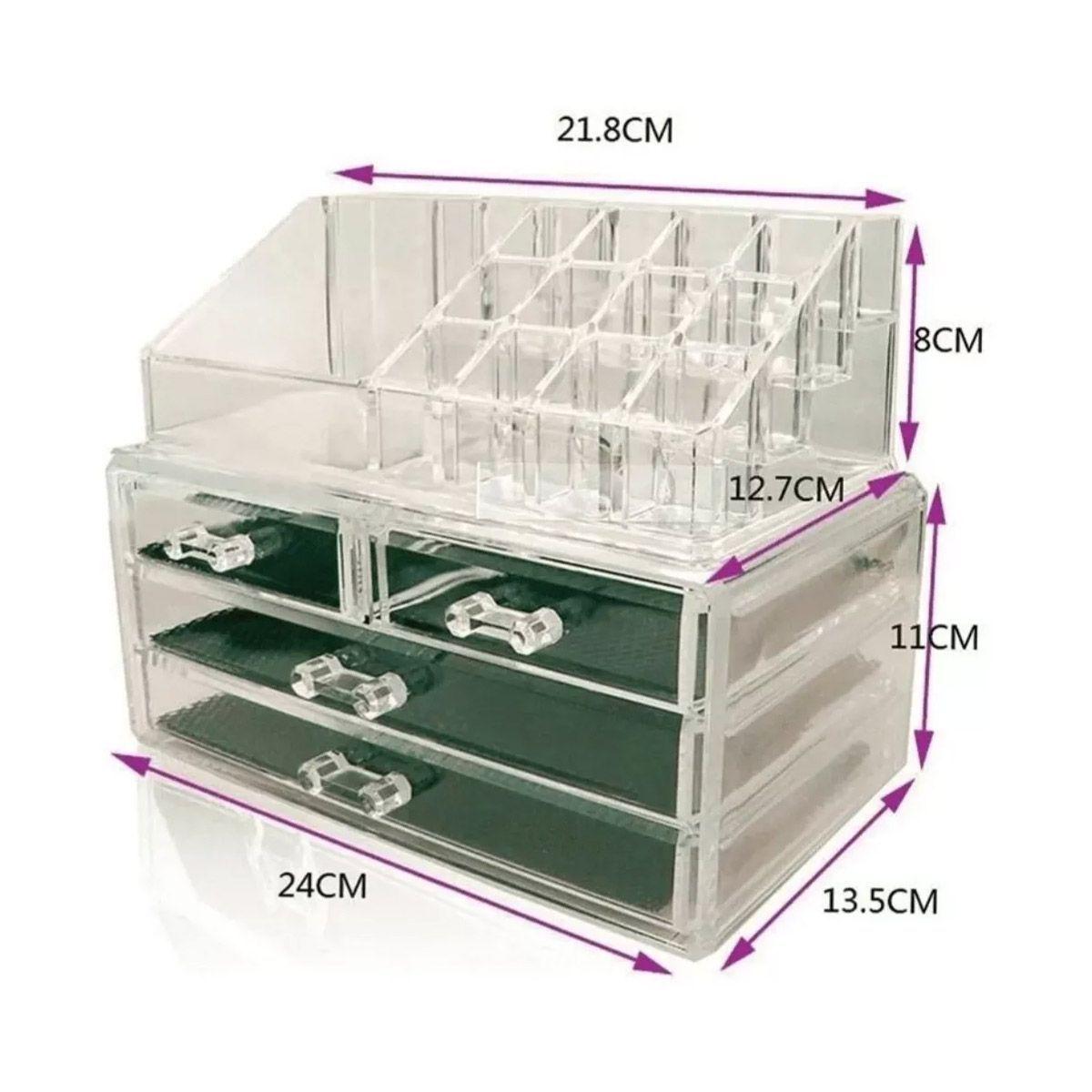 Organizador De Maquillaje Cosmetiquero Joyero Acrilico-2