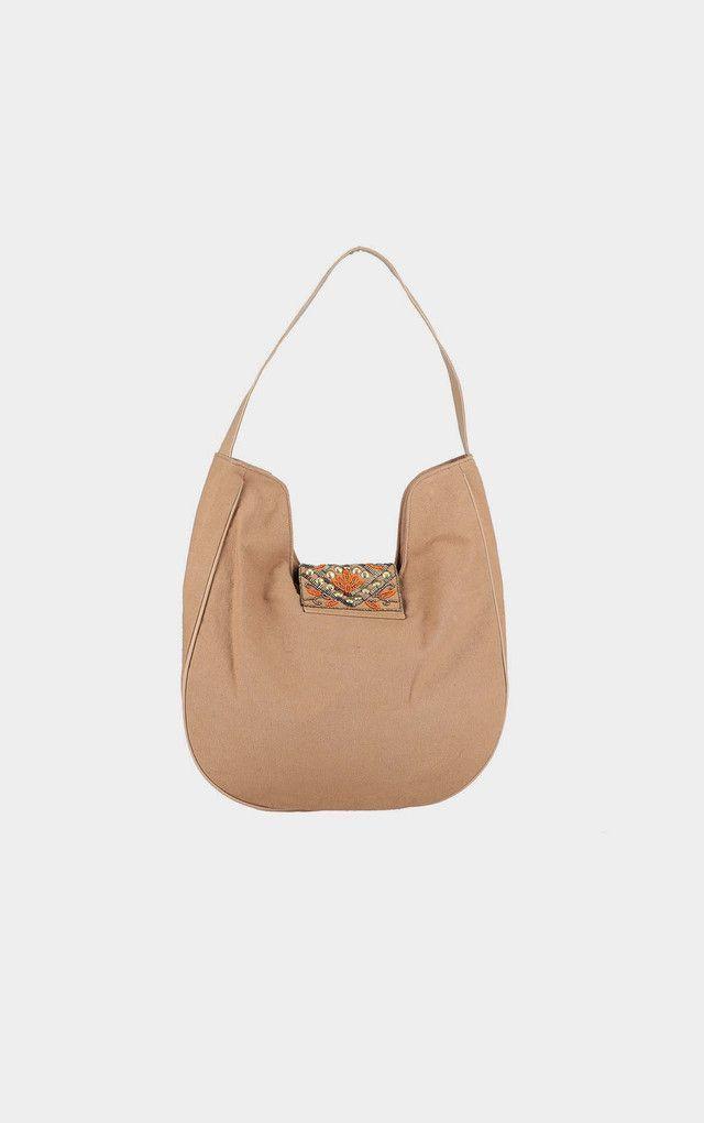 Cartera Hombro Tassel Café Humana-1