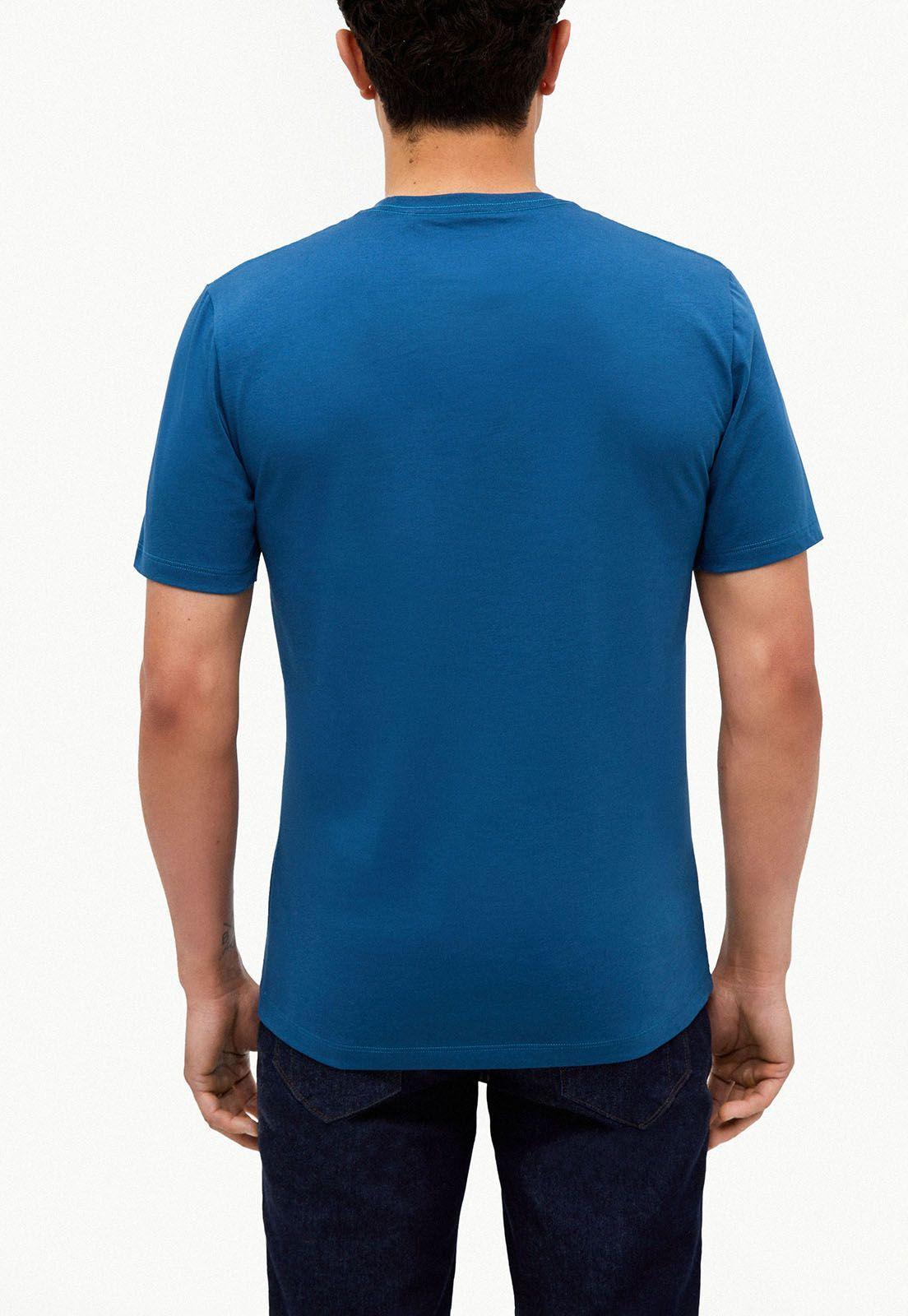 Polera lisa algodón pima petróleo-2