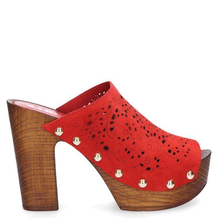 Sandalia Casual Mujer Zappa - U522 Rojo-1