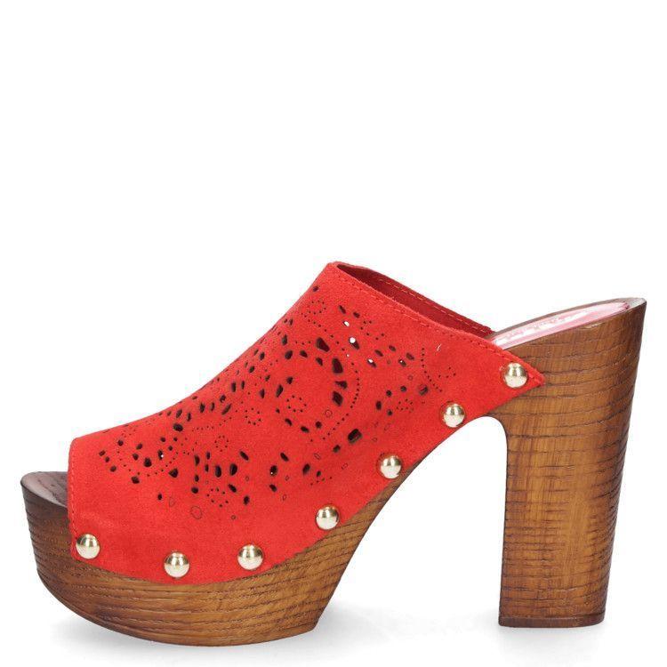 Sandalia Casual Mujer Zappa - U522 Rojo-3