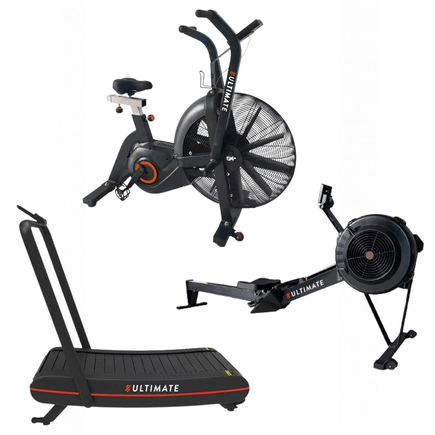 Remadora X300+Bicicleta Estática+Trotadora Curva -0