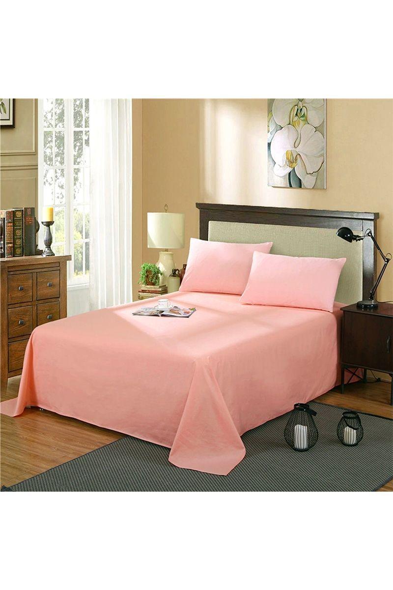 Juego de Sábanas de Microfibra Basic King Rosado-4