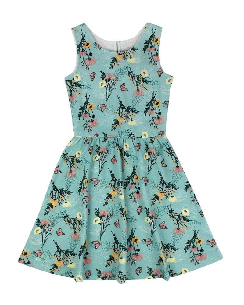 Vestido Jr Niña Estampado Be Yourself Ficcus-0