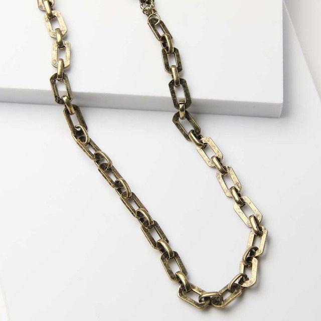 Collar Corto Dorado Ele Humana-0