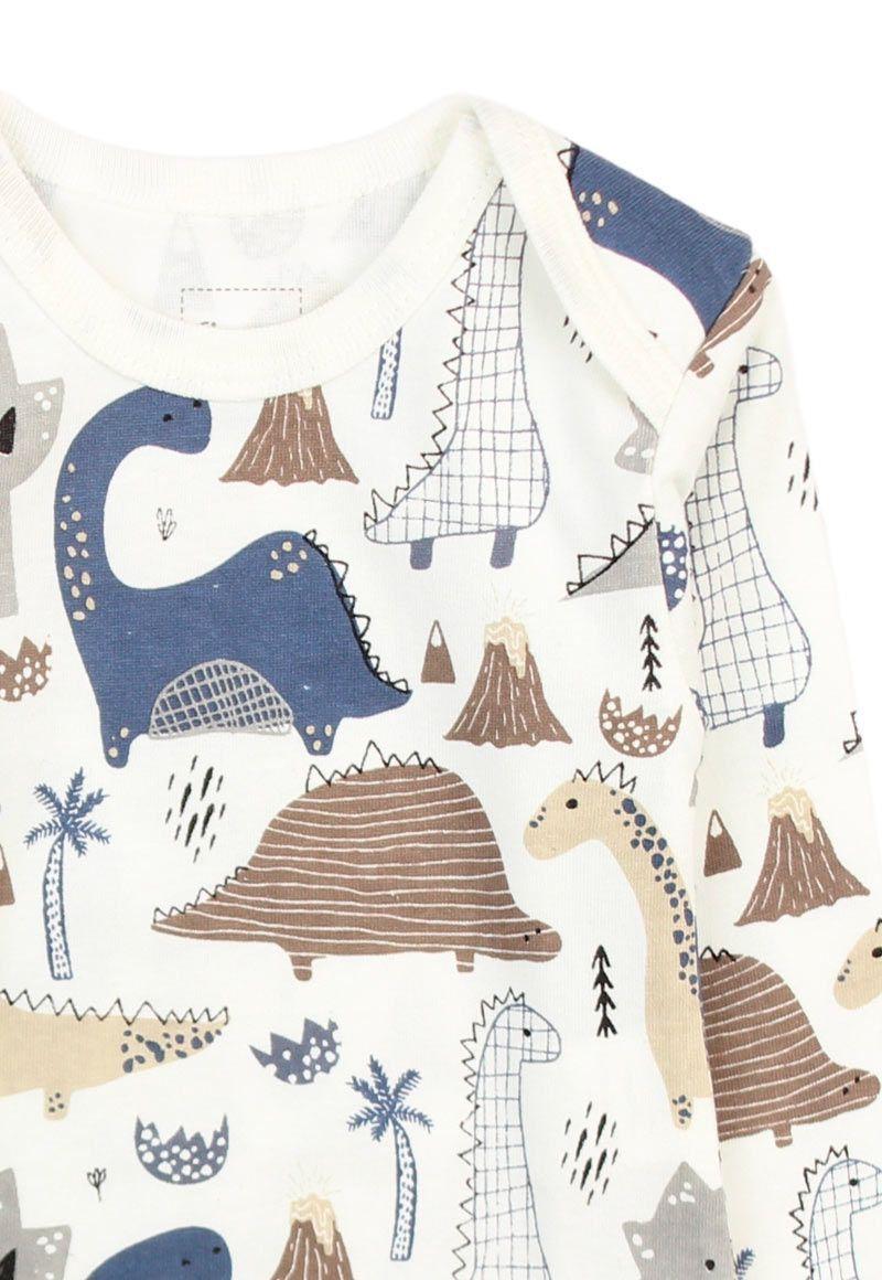 Set body newborn niño m/larga jurassic 100-3
