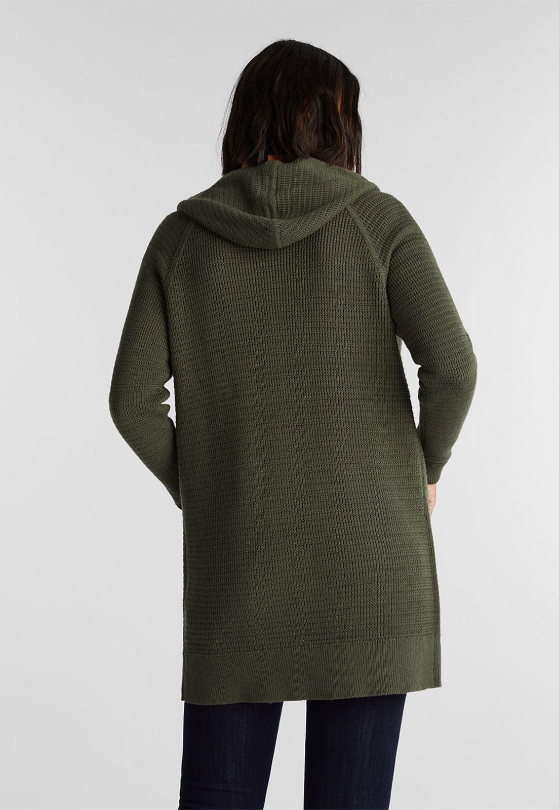 Cardigan Mujer Abierto Con Capucha Esprit-1