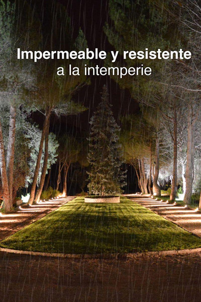 Lámpara LED Solar Forma Piedra Jardín Gris-4