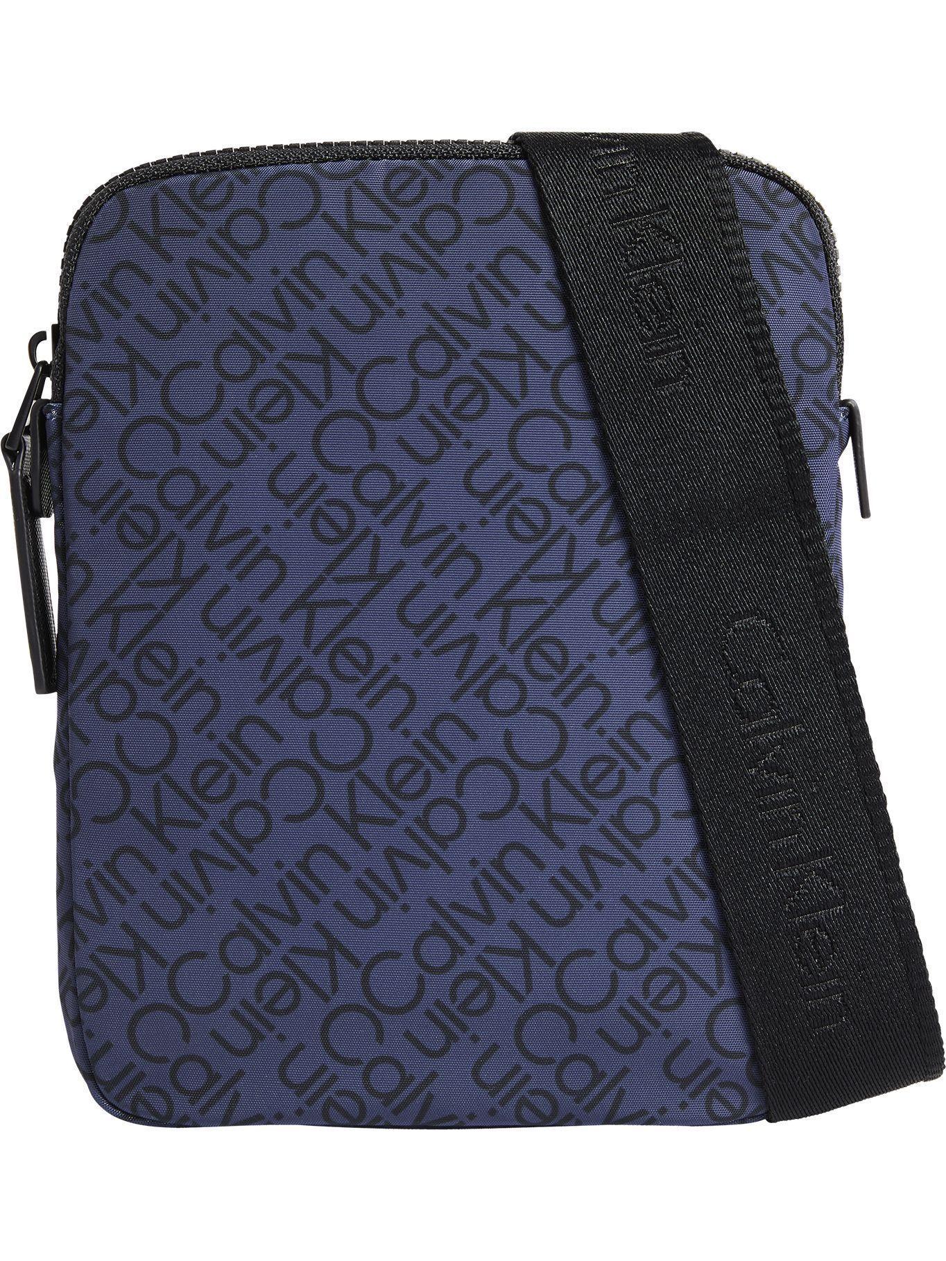 Messenger Ck Code Flatpack Azul Calvin Klein-0