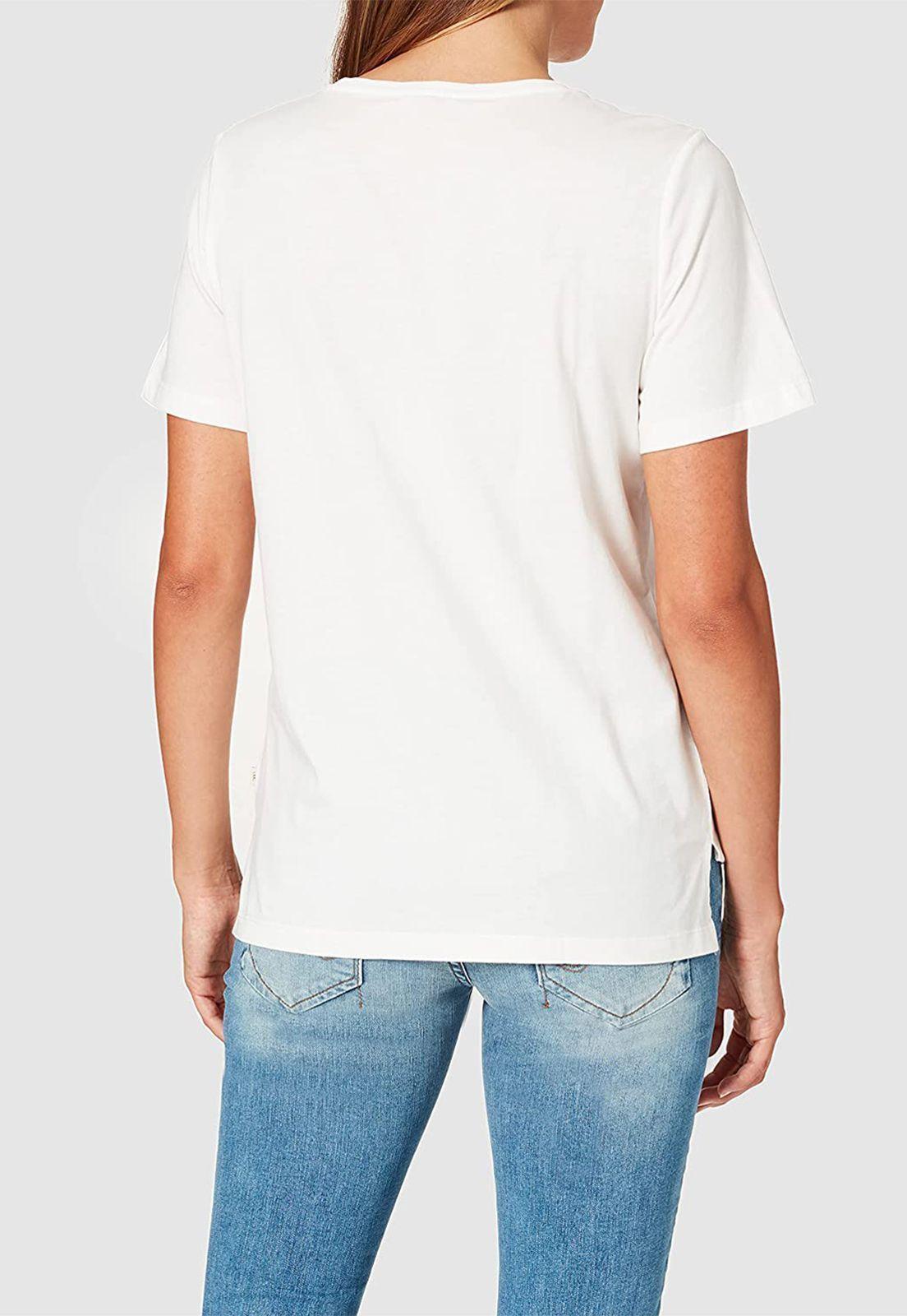 Polera Mujer Manga Corta Estampada Esprit-1