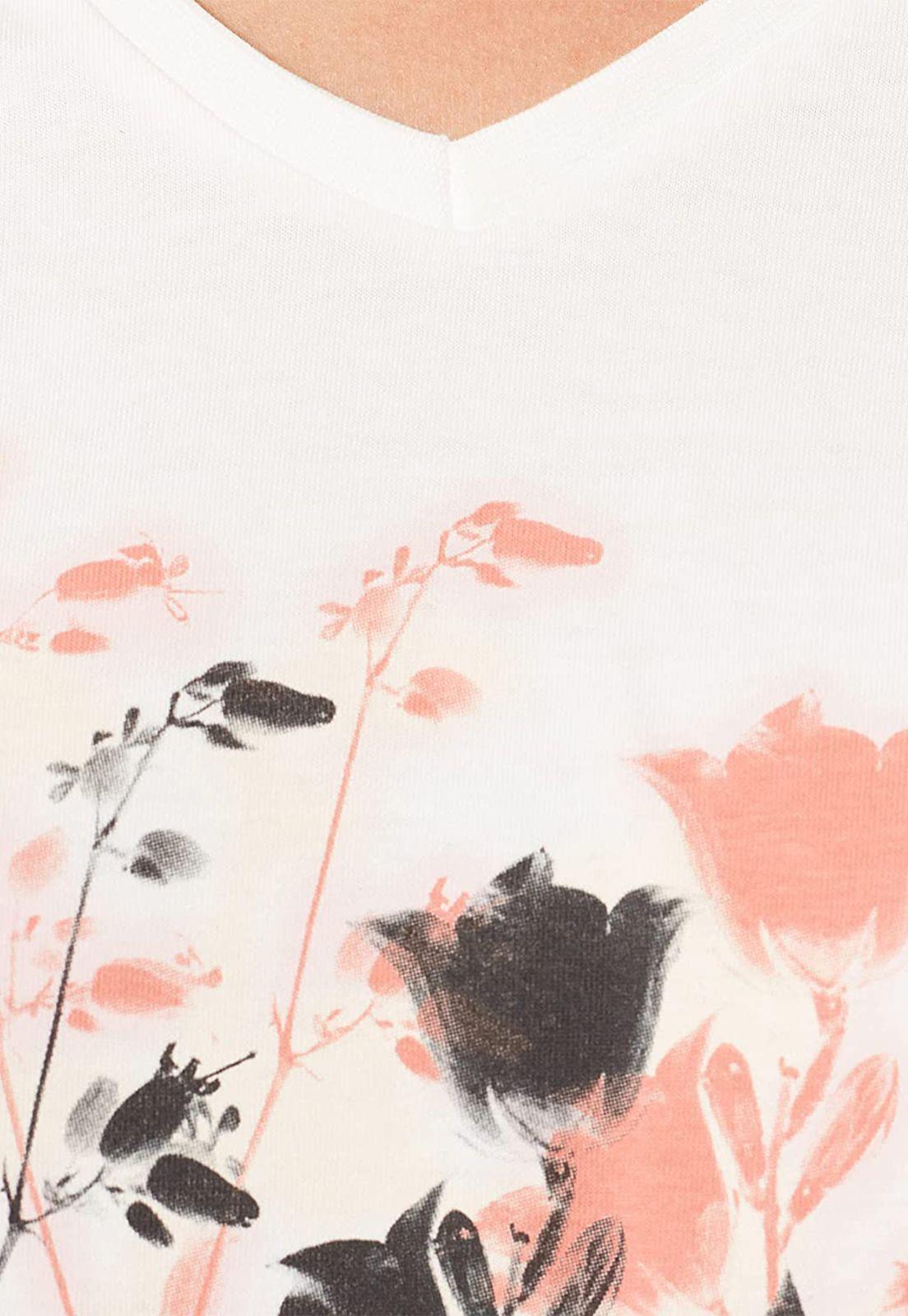 Polera Mujer Manga Corta Estampada Esprit-2