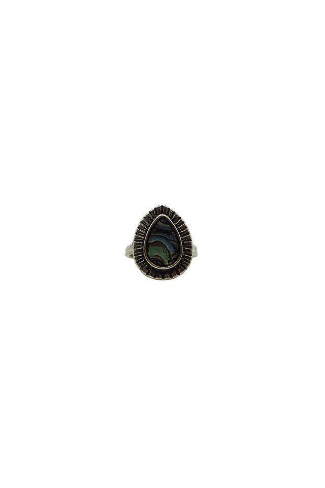 Anillo Delgado Plateado Black Nitro Gota Humana-0