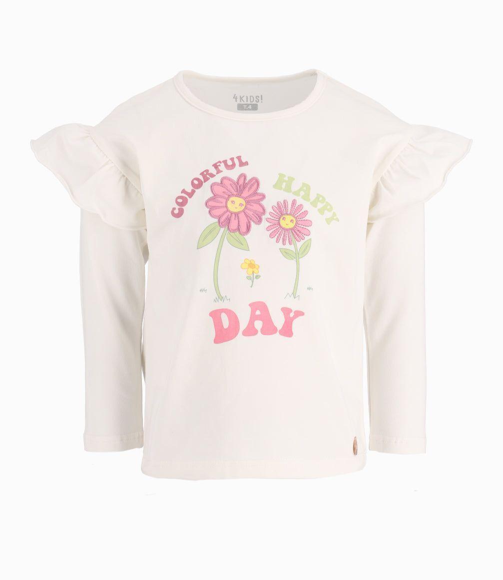 Polera Niña Con Estampado Crudo 4 Kids-1