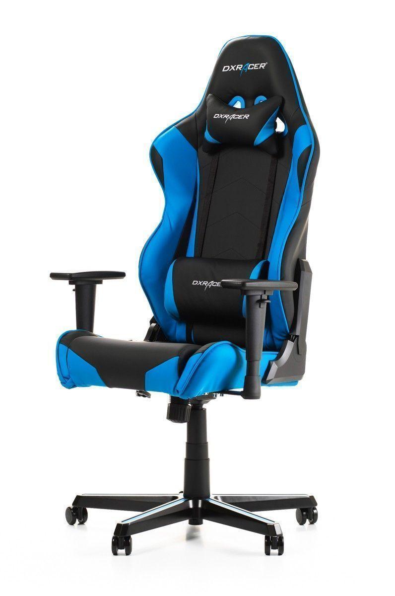 Silla Gamer DXRACER Racing Series-Black/Blue-0