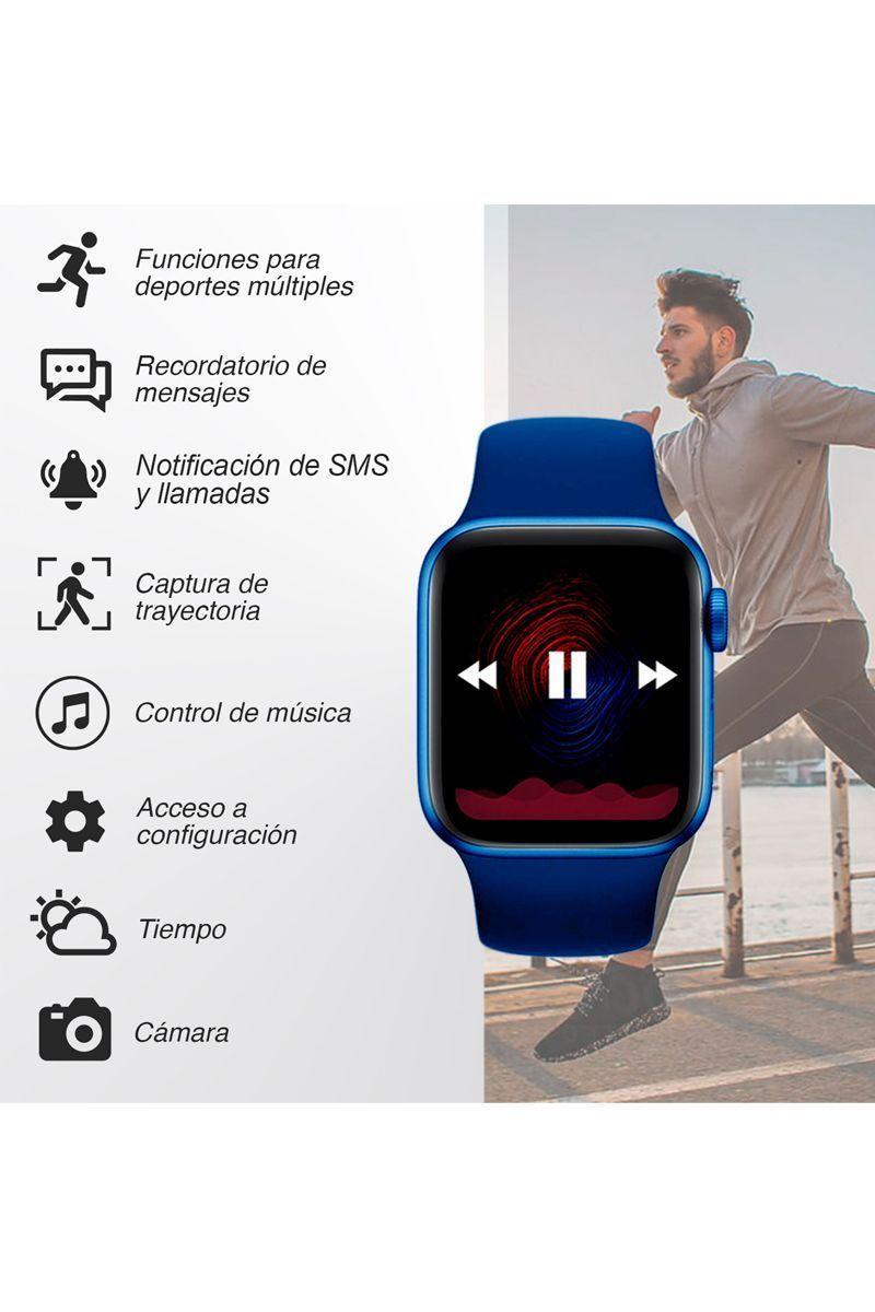 Reloj Inteligente Smartwatch X6 Azul-1