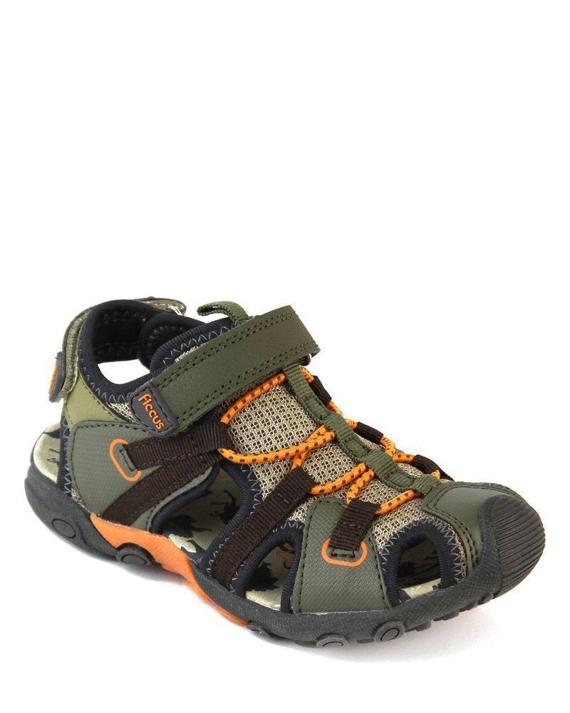 Sandalia Outdoor Velcro Acorrer Niño Ficcus-0