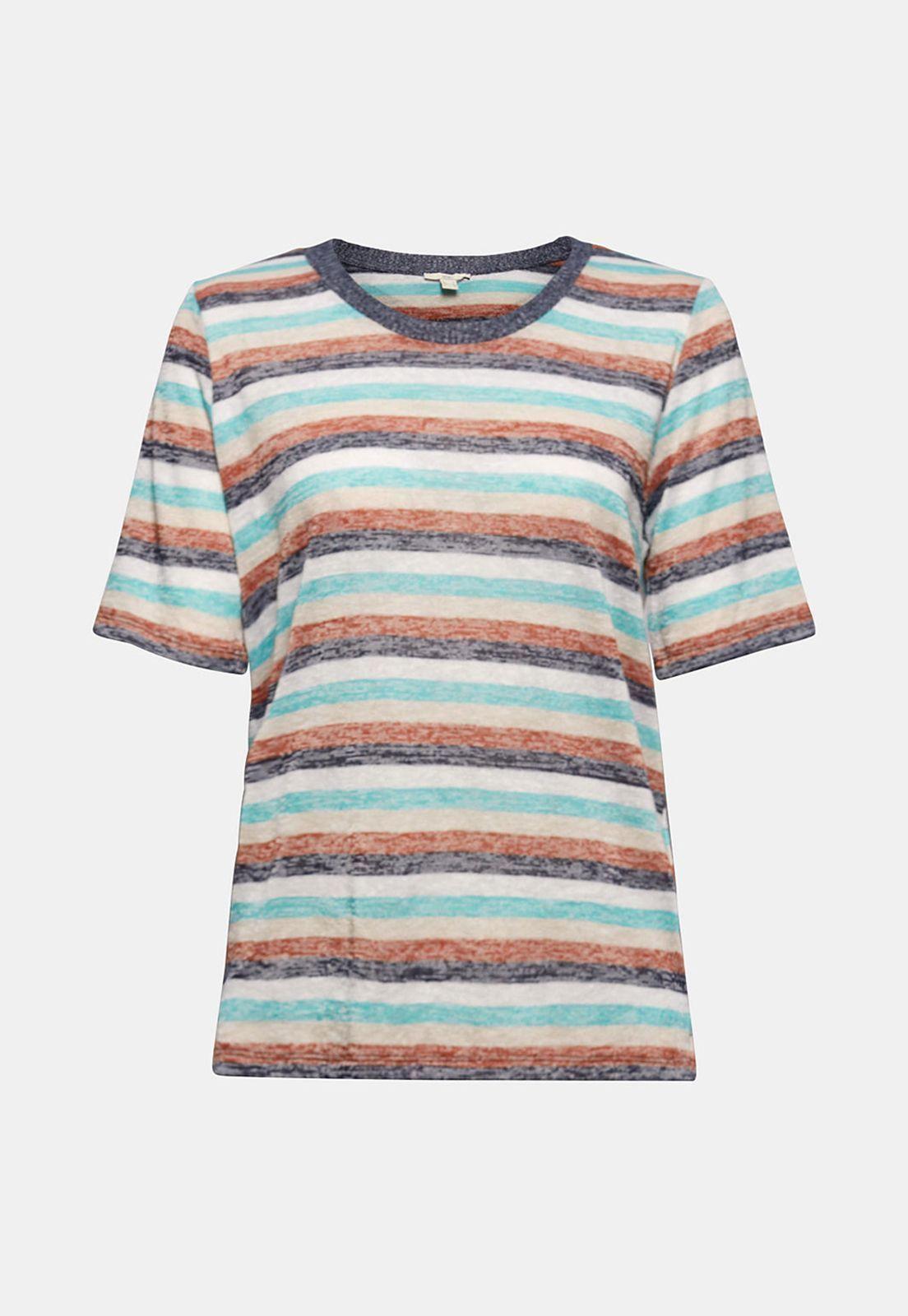 Polera Mujer Manga Corta A Rayas Esprit-3