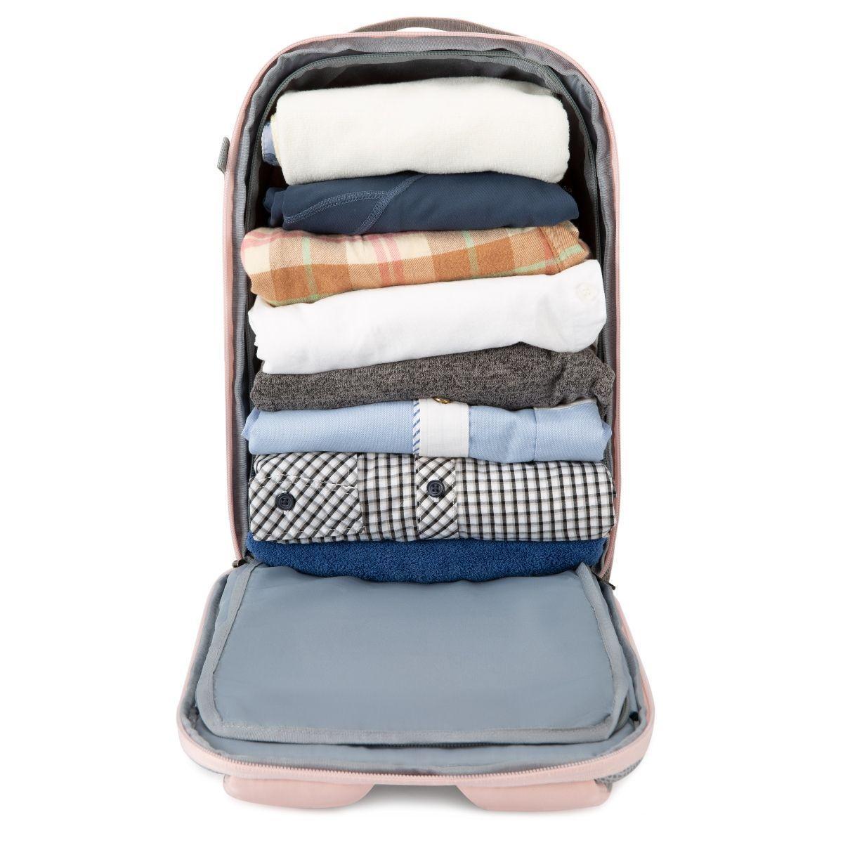 Bagsmart - Mochila para cámara y notebook de 13.3" - Rosado-4