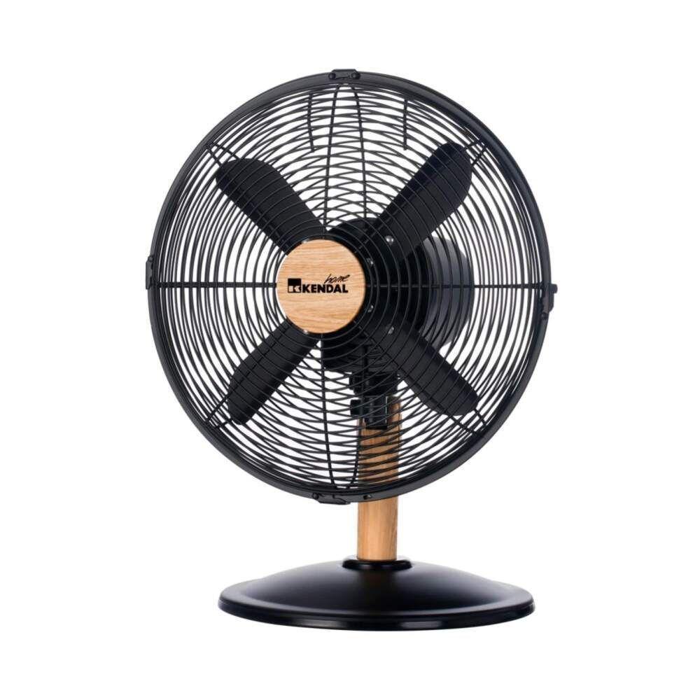 Ventilador Sobremesa 12" Metal Madera KZF-1214D Kendal-0