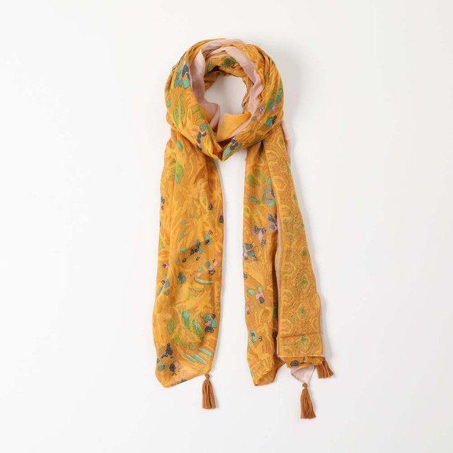 Pañuelo Estampado Naranjo Rouge Humana-0