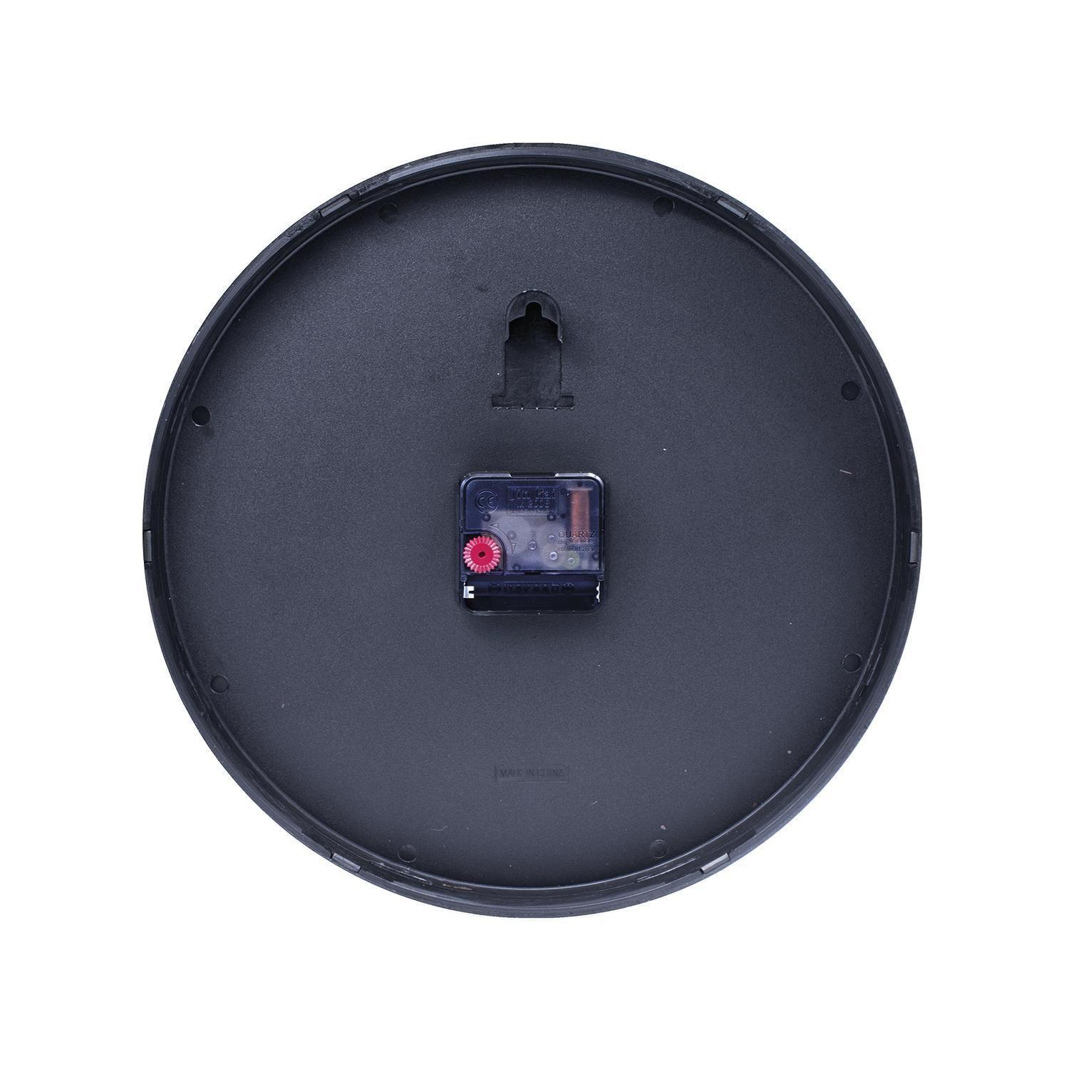 Reloj de Pared Decorativo Diametro 30cm Negro -2
