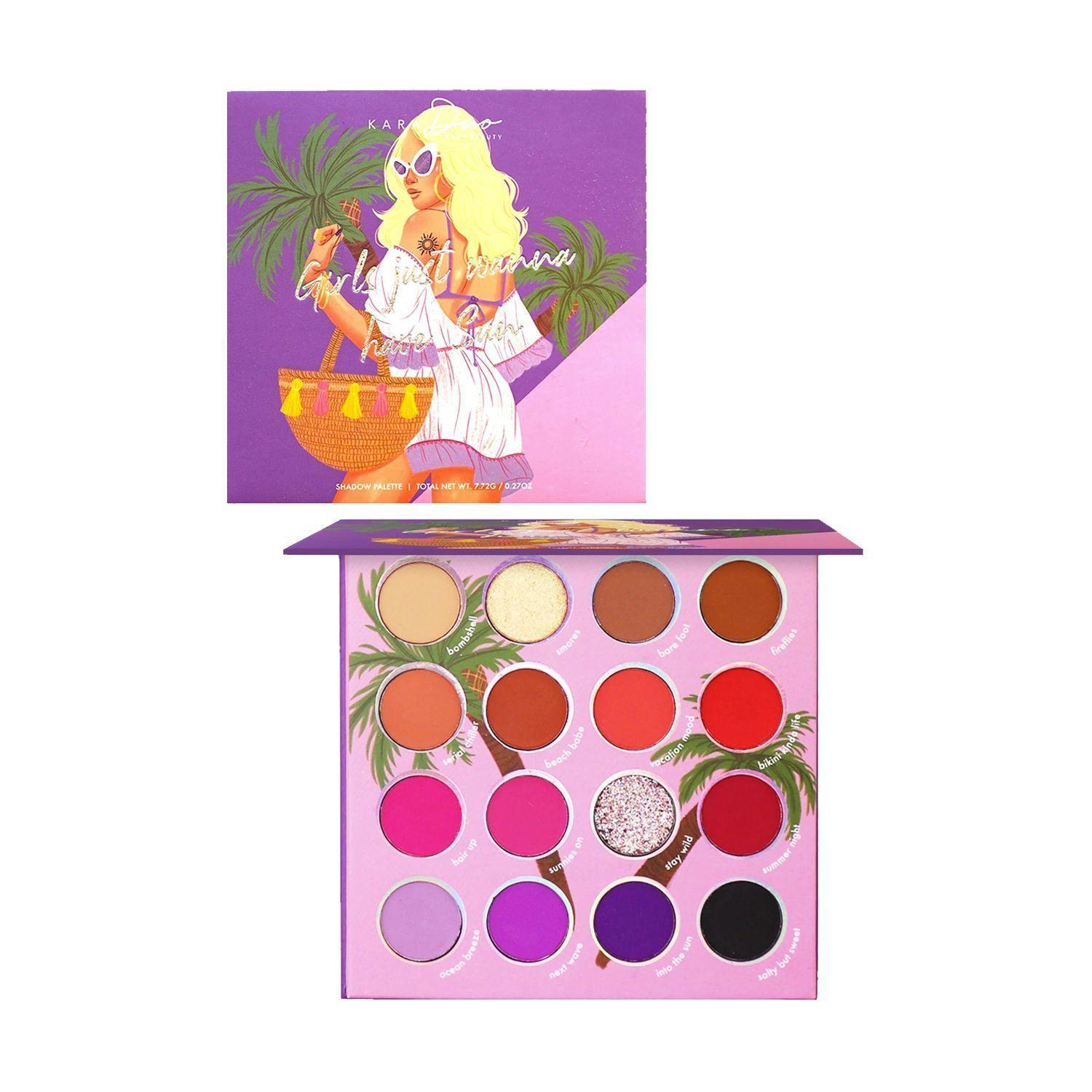Paleta de Sombras "Girls Just Wanna Have Sun" Kara Beauty-5