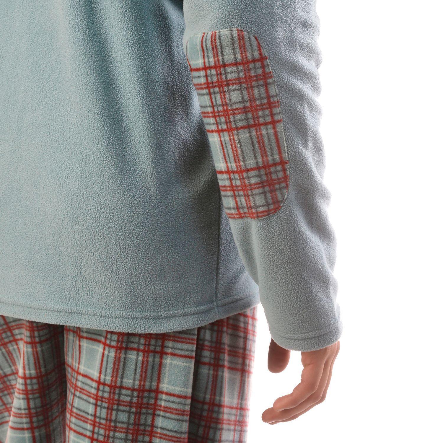 Pijama Hombre Polar Escocés-2