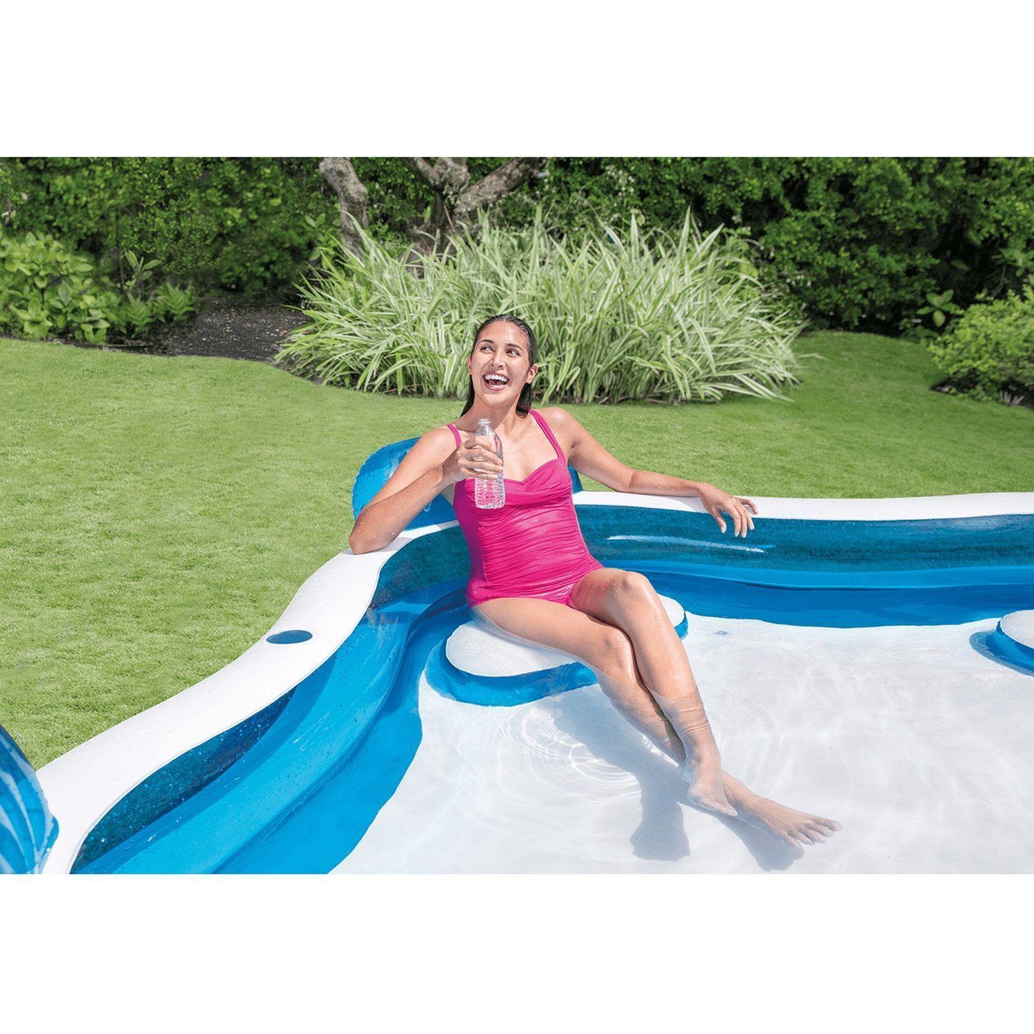 Piscina Inflable Lounge Familiar 229x229x66cm-2