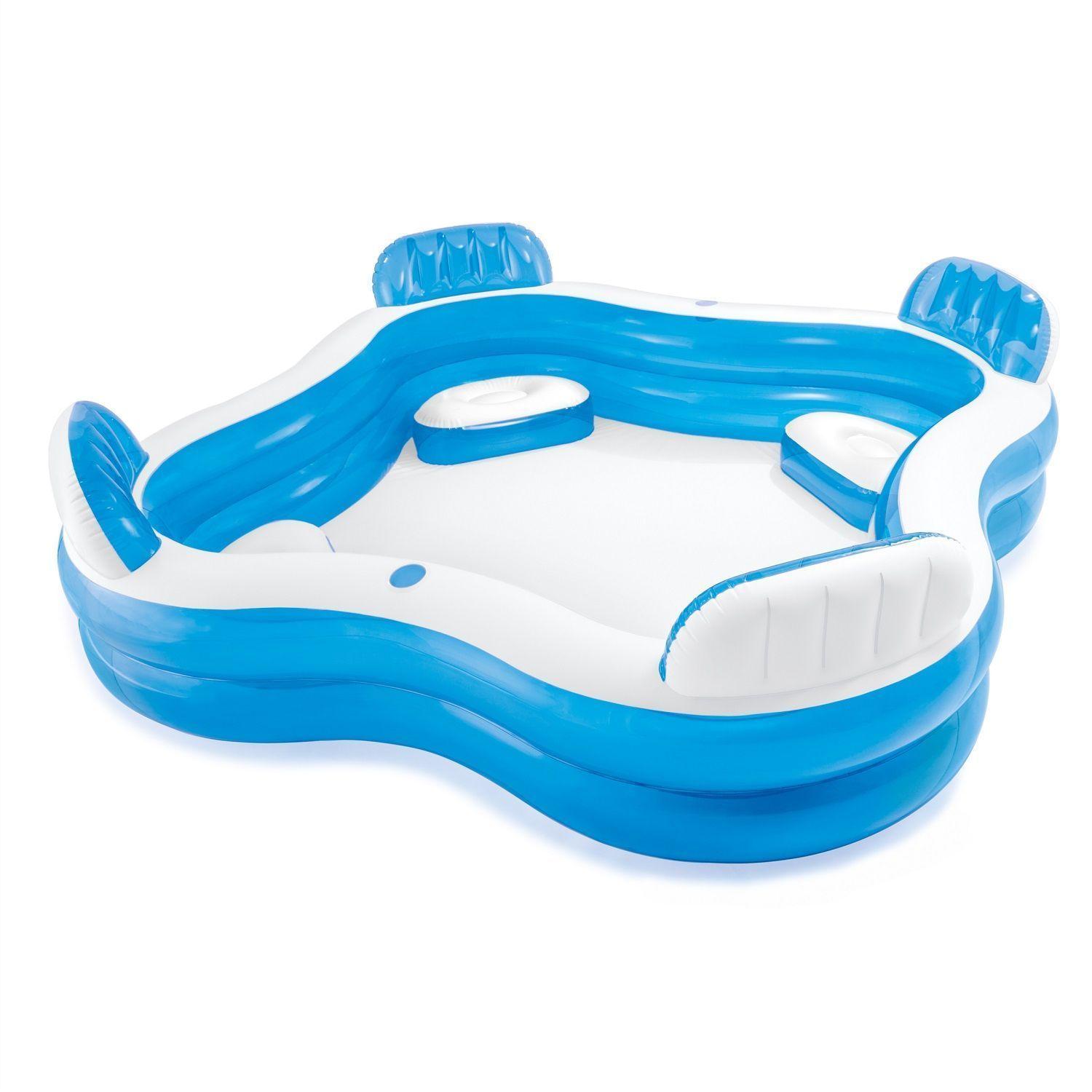 Piscina Inflable Lounge Familiar 229x229x66cm-0