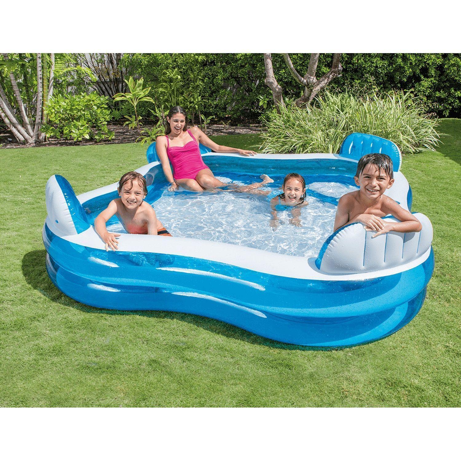 Piscina Inflable Lounge Familiar 229x229x66cm-1
