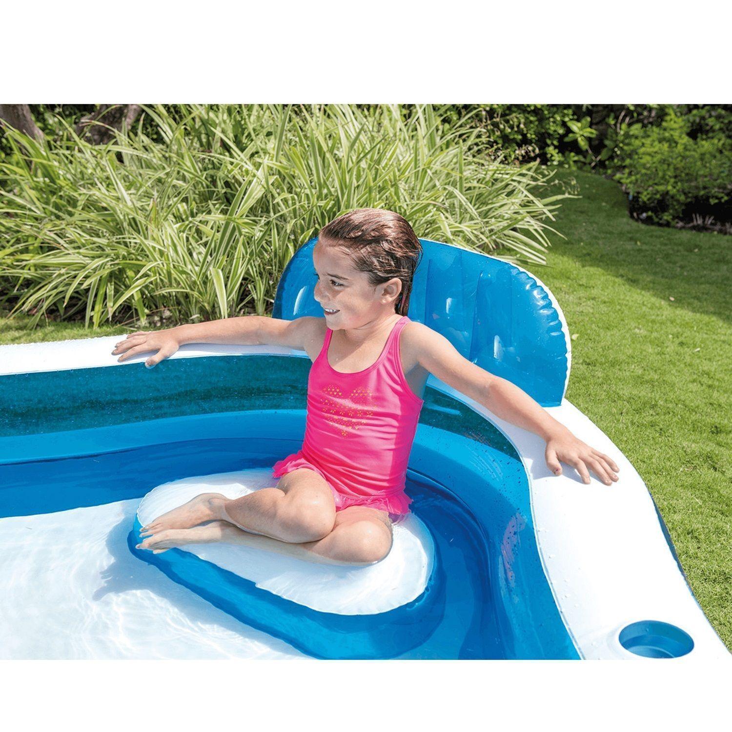 Piscina Inflable Lounge Familiar 229x229x66cm-3